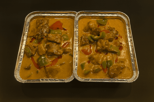 Platter Red Curry w/ Beef Brisket & Tendon 🌶 / 歡樂餐 紅咖哩牛筋腩🌶