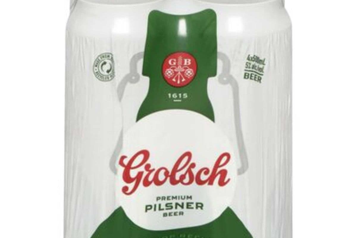 Grolsch (4 x 500ml can)