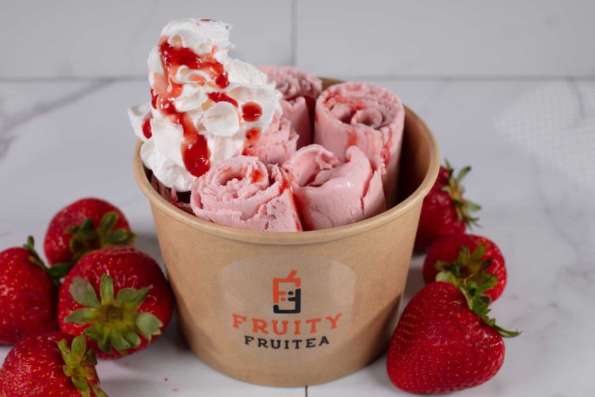 Berry Blast Rolled Ice Cream