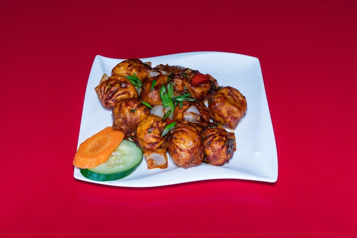 Chilli Chicken Momo (10 pcs)