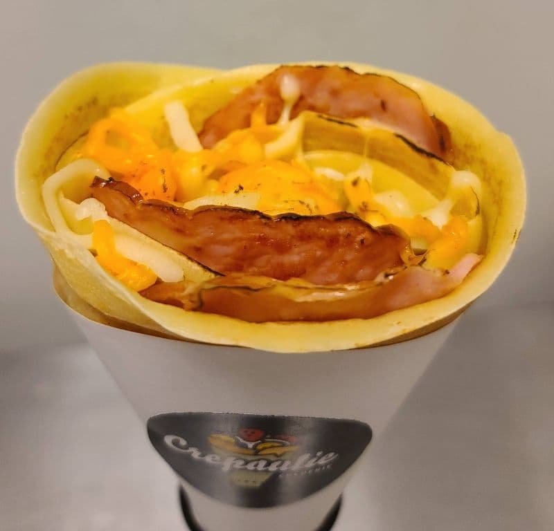 Ham and Cheese Crepe