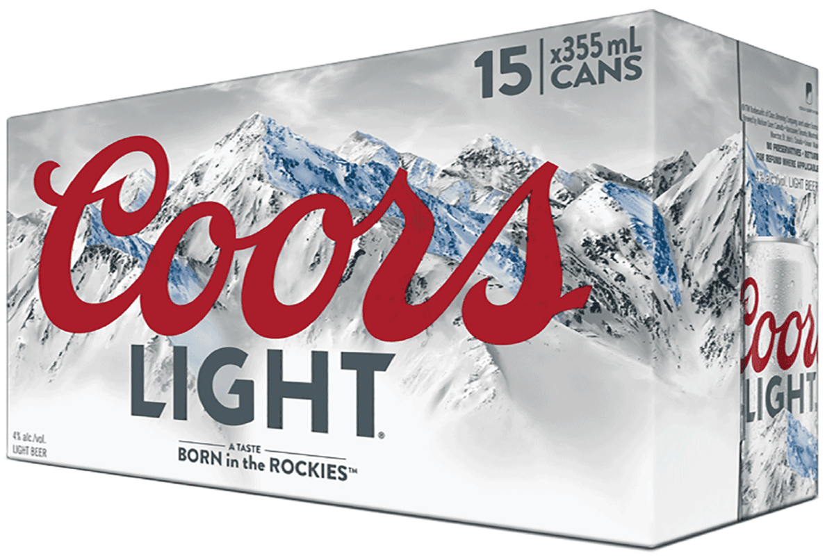 929620. Coors Light (15 Cans) (15 x 15pc)