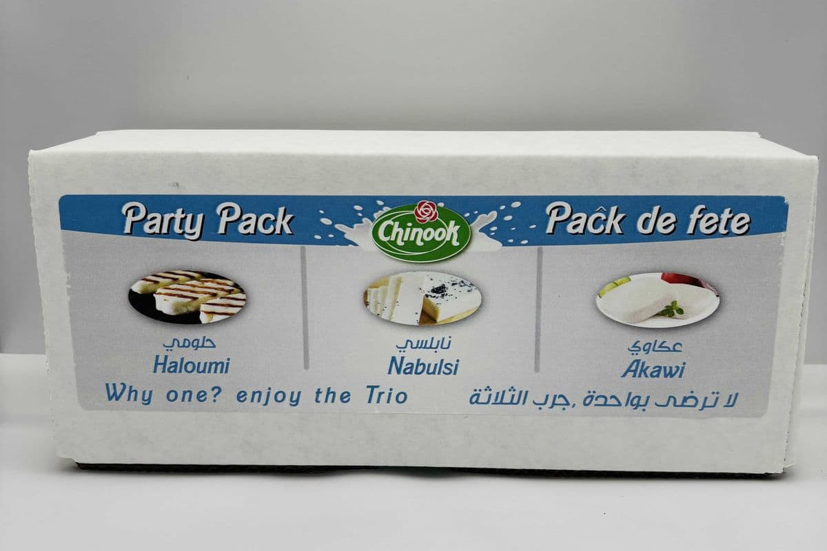 Party Pack Combo - Haloumi, Nabulsi, Akawi (Approx 350g Each Cheese)