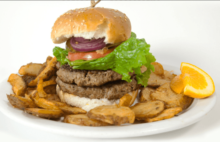 Newcastle Half Pounder Burger