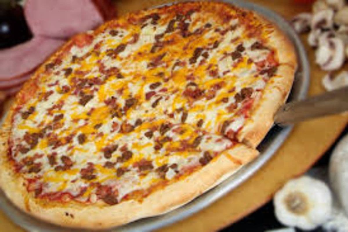 12" Medium Bacon Double Cheese Burger Pizza