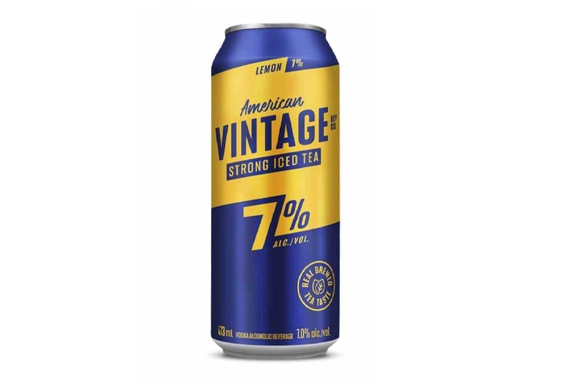 American Vintage Strong Iced Tea - Lemon (1 x 473ml)