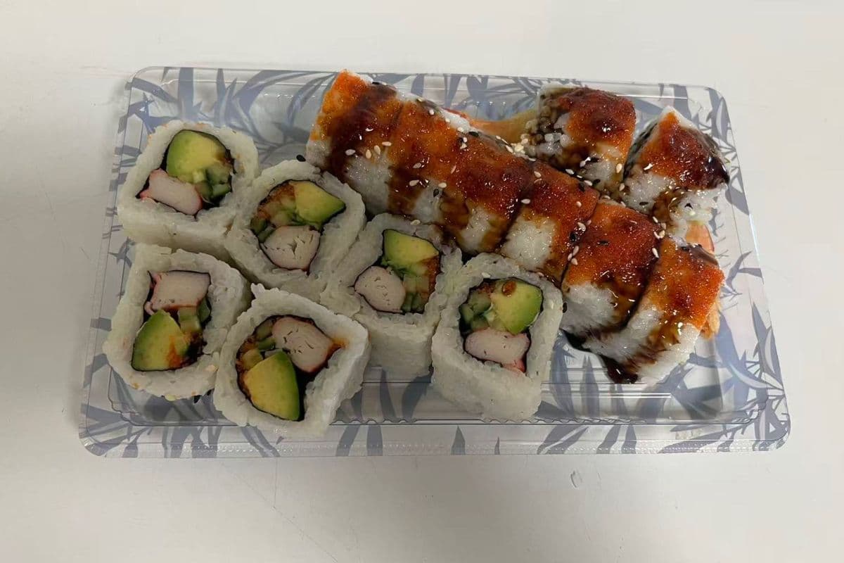 C8. California Roll (6 pcs) and Dynamite Roll (6 pcs)