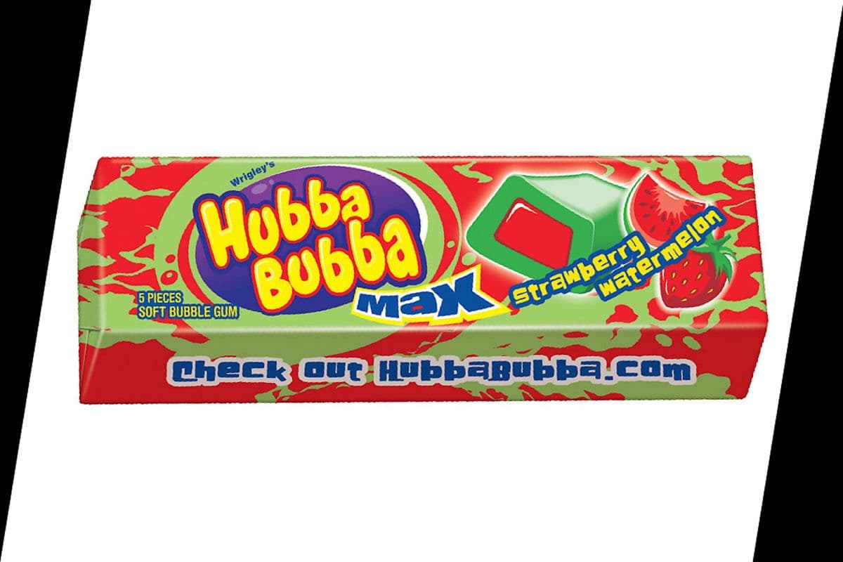 Hubba Bubba - Fraise & Melon d’Eau / Strawberry & Watermelon (5 pcs)