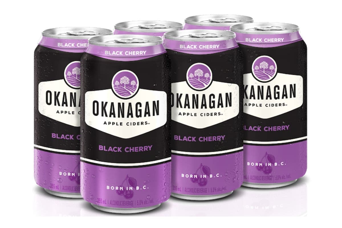 Okanagan Cider Black Cherry (6 Cans) (1 x 6*355ML)