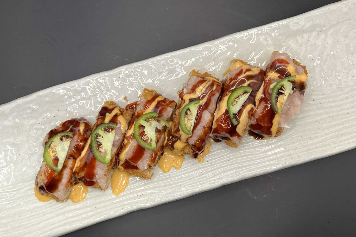 Spicy Tuna Crispy Rice Roll