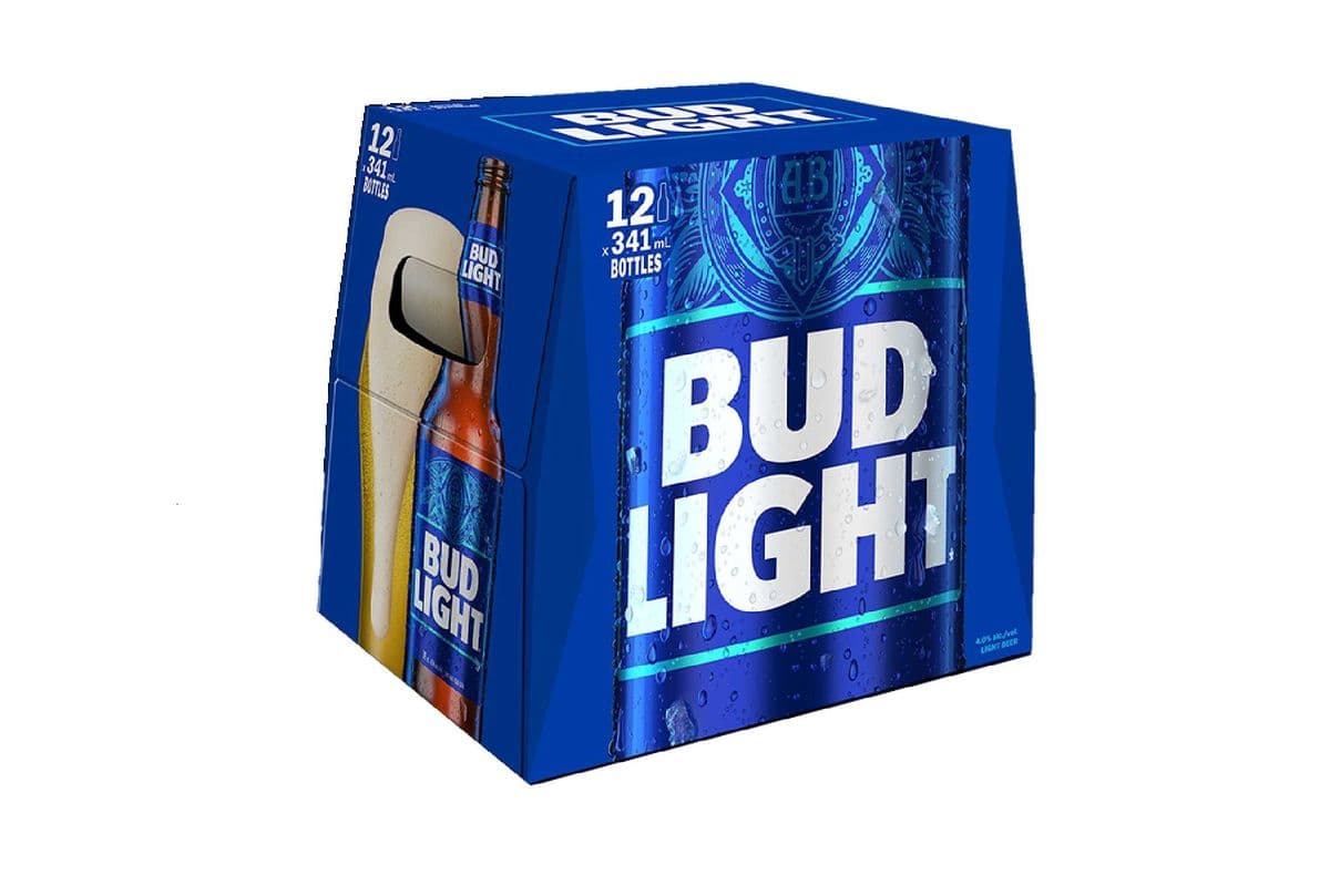 Bud Light 12 Bottles (12 x 341ml)