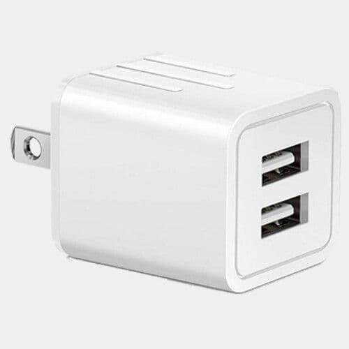 Chargeur mural deux porte / Wall Charger 2 Ports