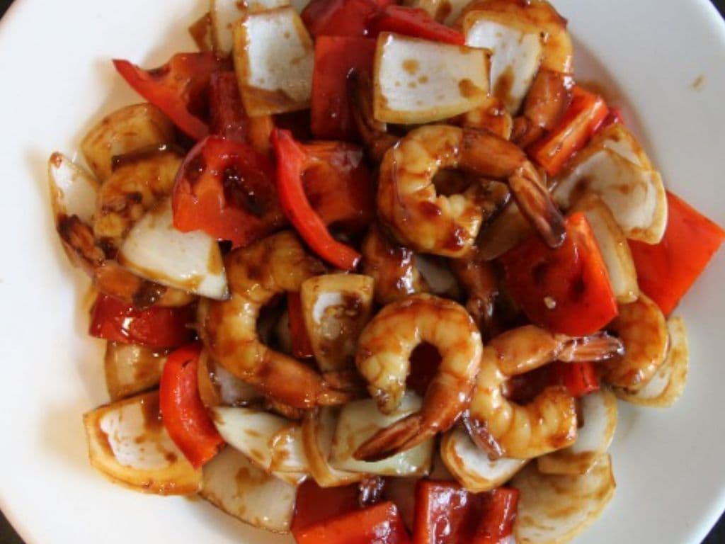 Prawns w.Hot Garlic Sauce