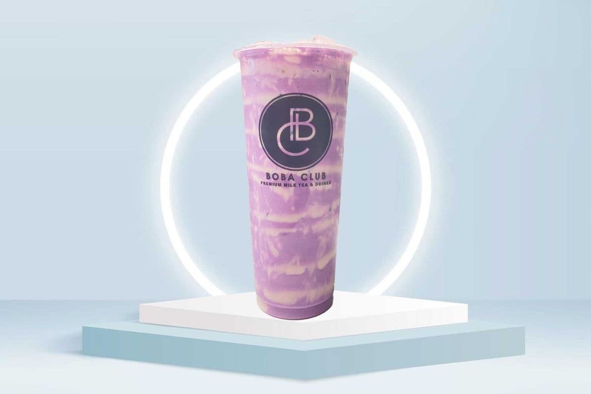 Taro Milk Tea with Ube Walling (Without Topping) (ONE SIZE)