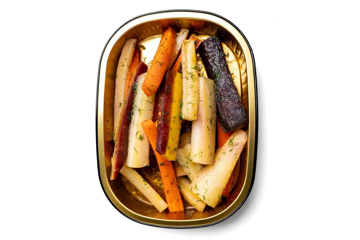 Honey Dill Glazed Heritage Carrots