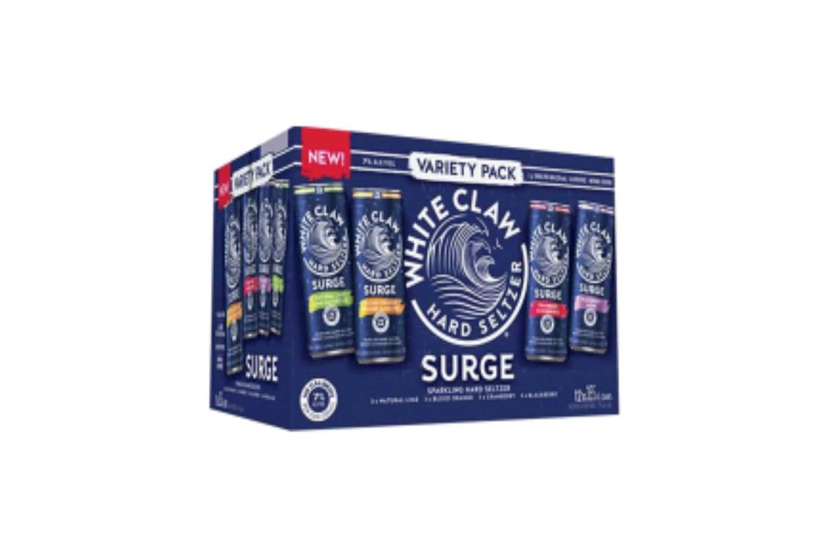 WHITE CLAW SURGE VARIETY PACK (12 x 355 ml)