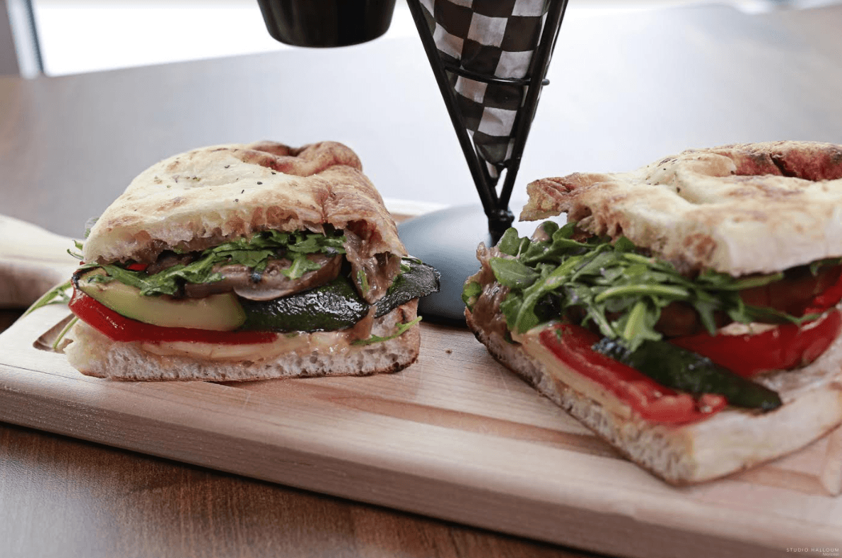 Panino ortaggi ai ferri