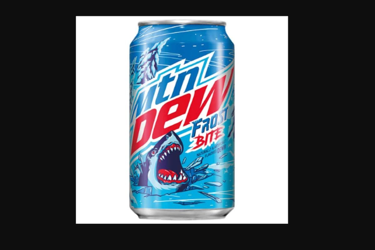Mountain Dew Frost Bite Melon Citrus Soda Pop USA Product (355 ML)
