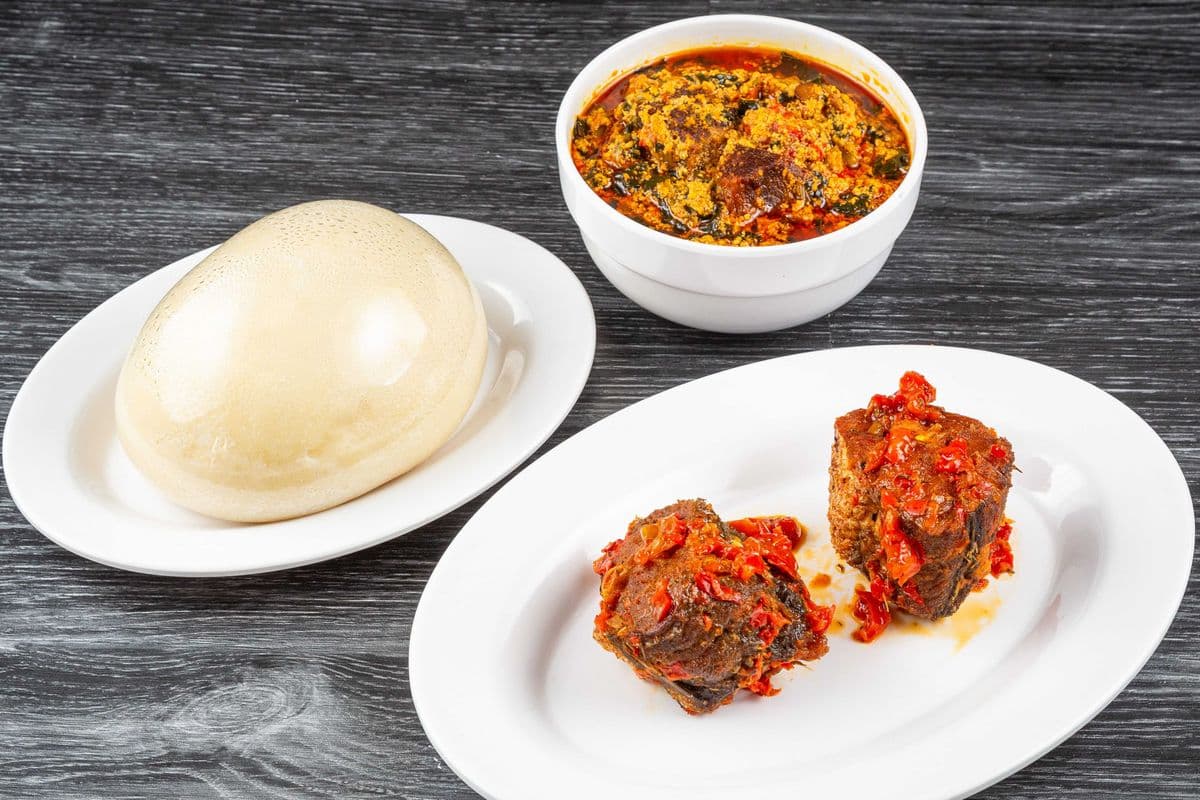 Egusi Soup + Protein Combo