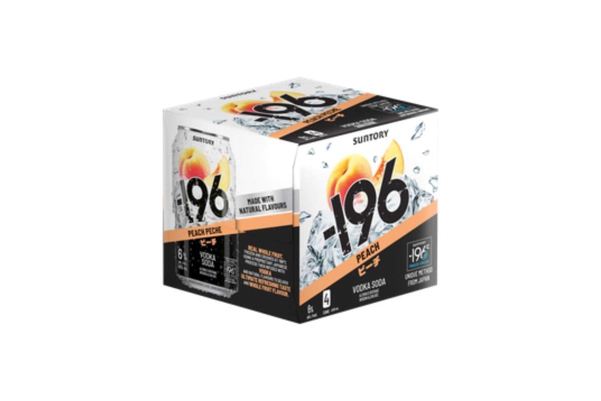 -196 Peach (4 Cans) (4 x 355ml)