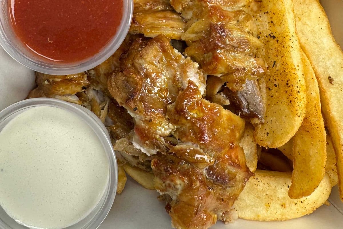 Box Meal with Beef Shawarma & French Fries