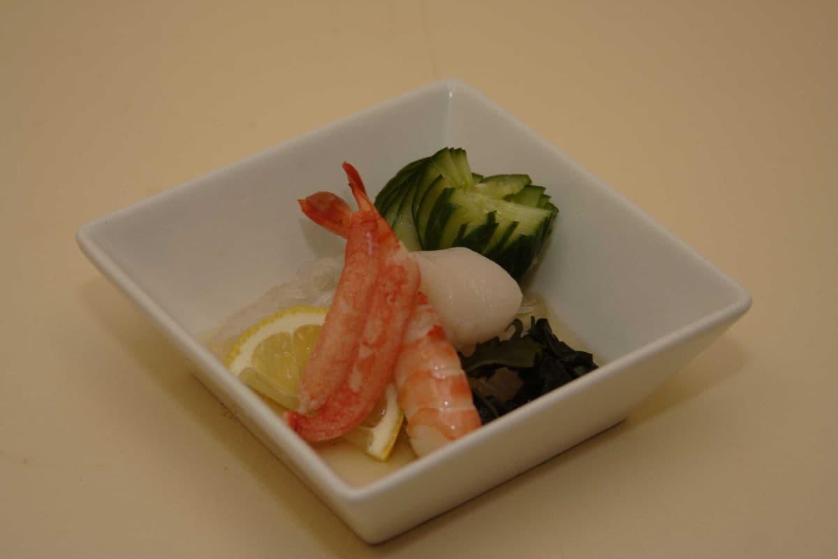 Snow Crab Sunomono