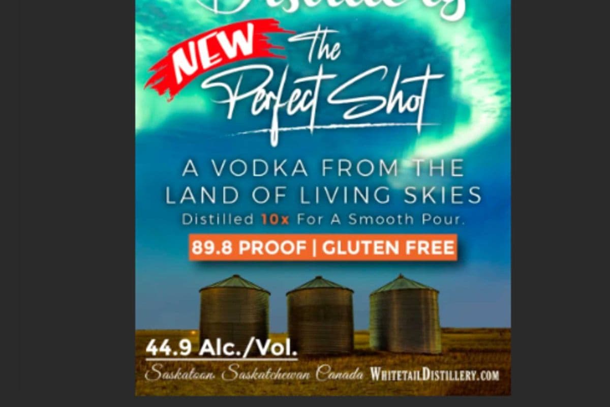 WHITETAIL VODKA 44.9% 1.14L (1 x 1140ML)
