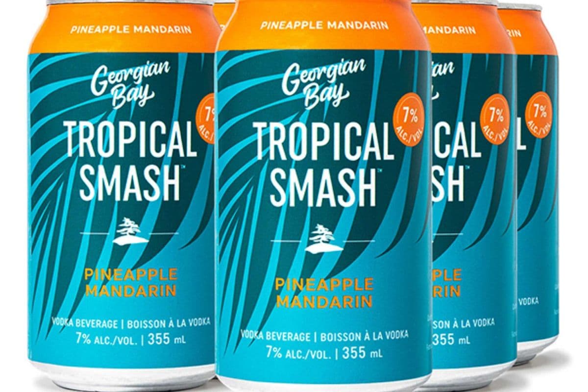 GEORGIAN BAY TROPICAL PINEAPPLE MANDARIN (6 PACK) (6 x 355ML CAN)