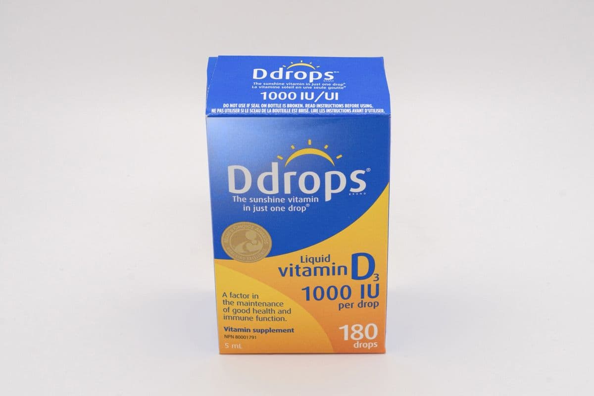 D Drops Liquid Vit. D3 1000 Iu Per Drop (180 drops)