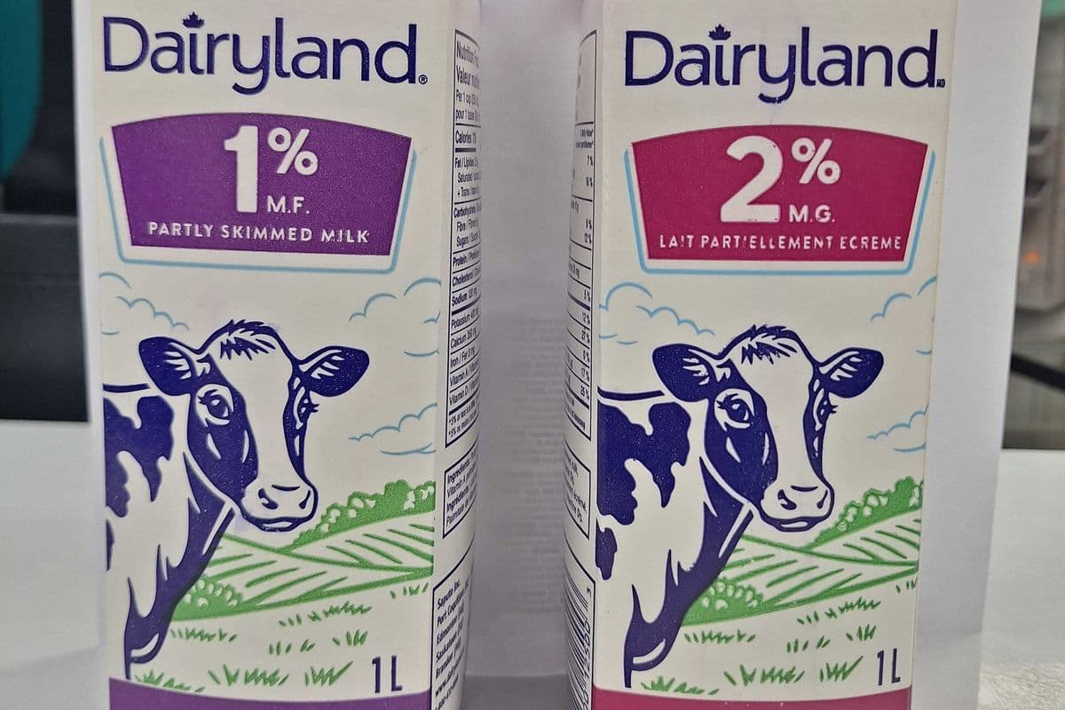 Dairyland (1% and 2%) 1 litre Carton:- $ 4.95