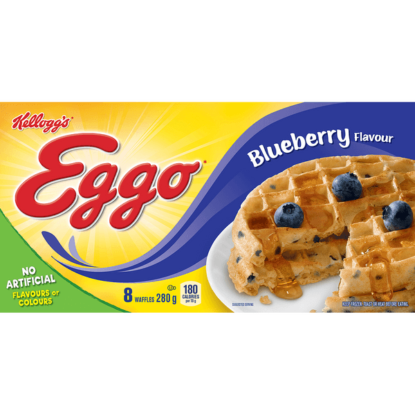 Eggo Gaufres Bleuet 280g/ Eggo Blueberry Waffles 280g