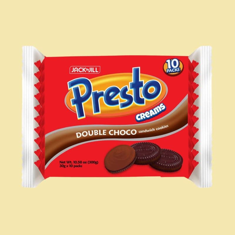 Presto Cream Double Chocolate 10x30g