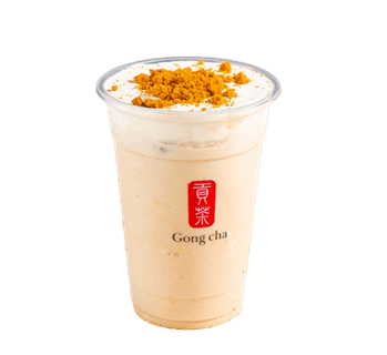 Biscoff Milk Tea Smoothie w/Milk Foam
