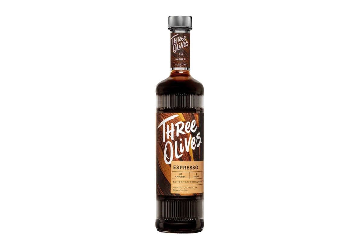 886554. THREE OLIVES VODKA - ESPRESSO (1 x 750ML)