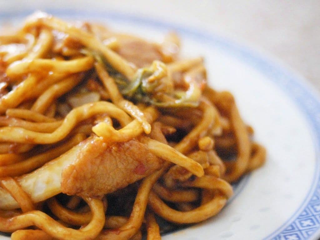 Shanghai Noodle & Chicken鸡丝粗炒