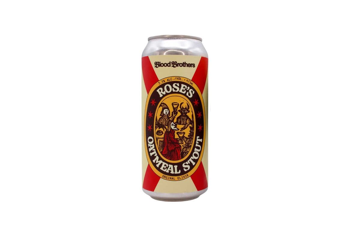 Blood Brothers Rose's Oatmeal Stout (473ML) (1 x 473ML)