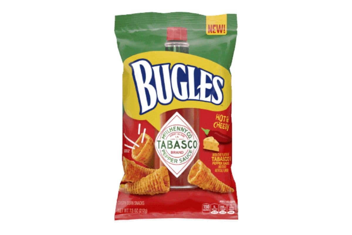 Bugles Hot & Cheese (85gm) (150 Cal)