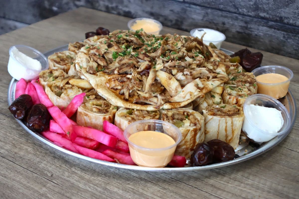 Arabian Shawarma Platter (Shawarma Bites)