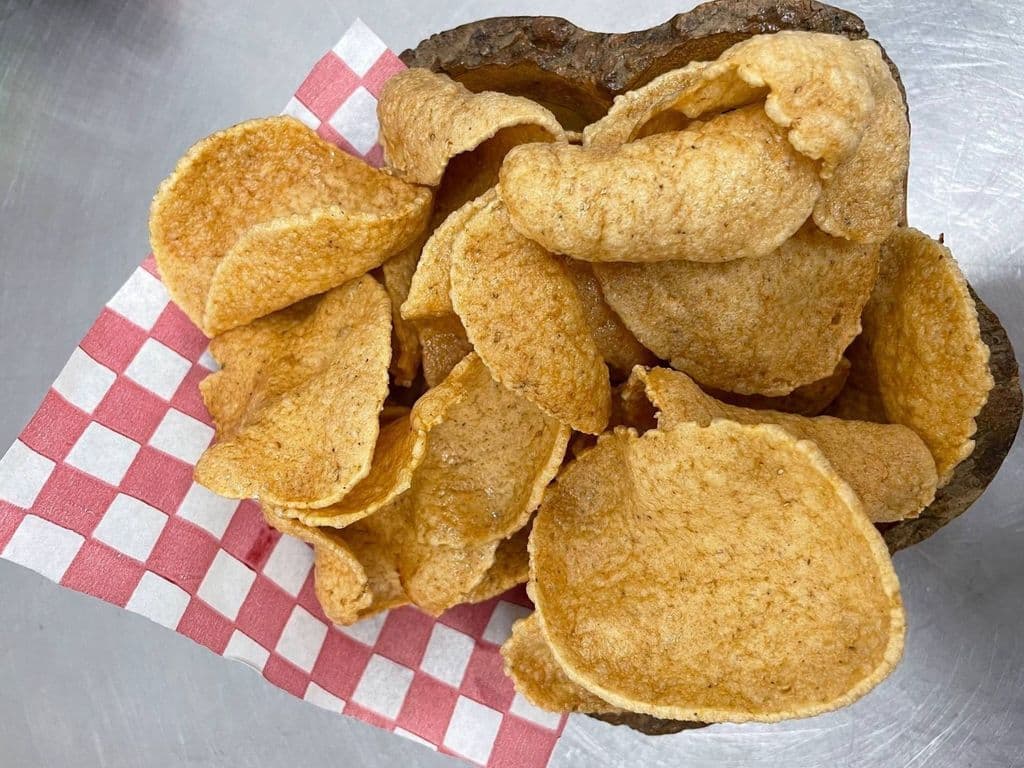 A8 Shrimp Chips w/ Peanut Dip