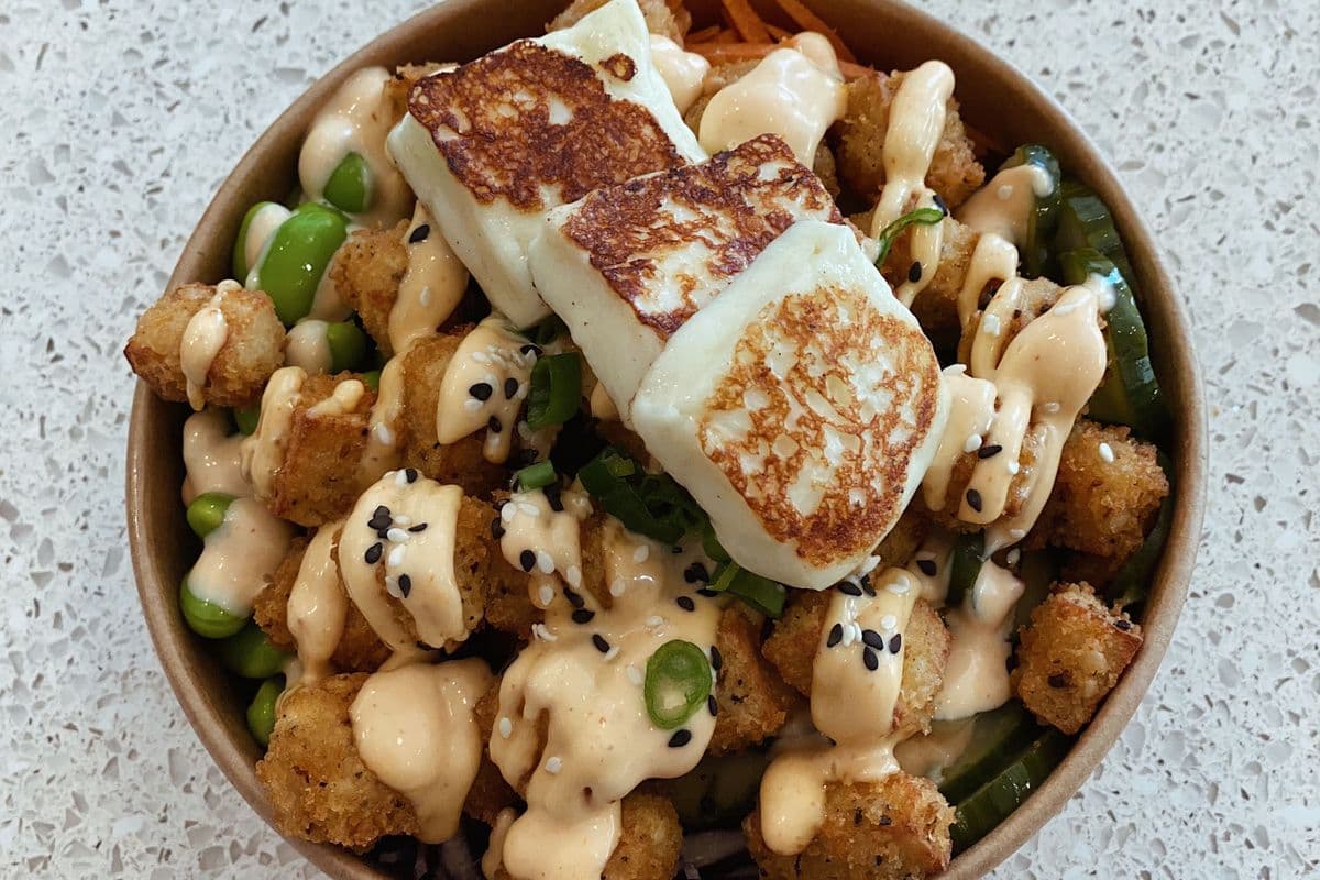 Tofu frit aux épices