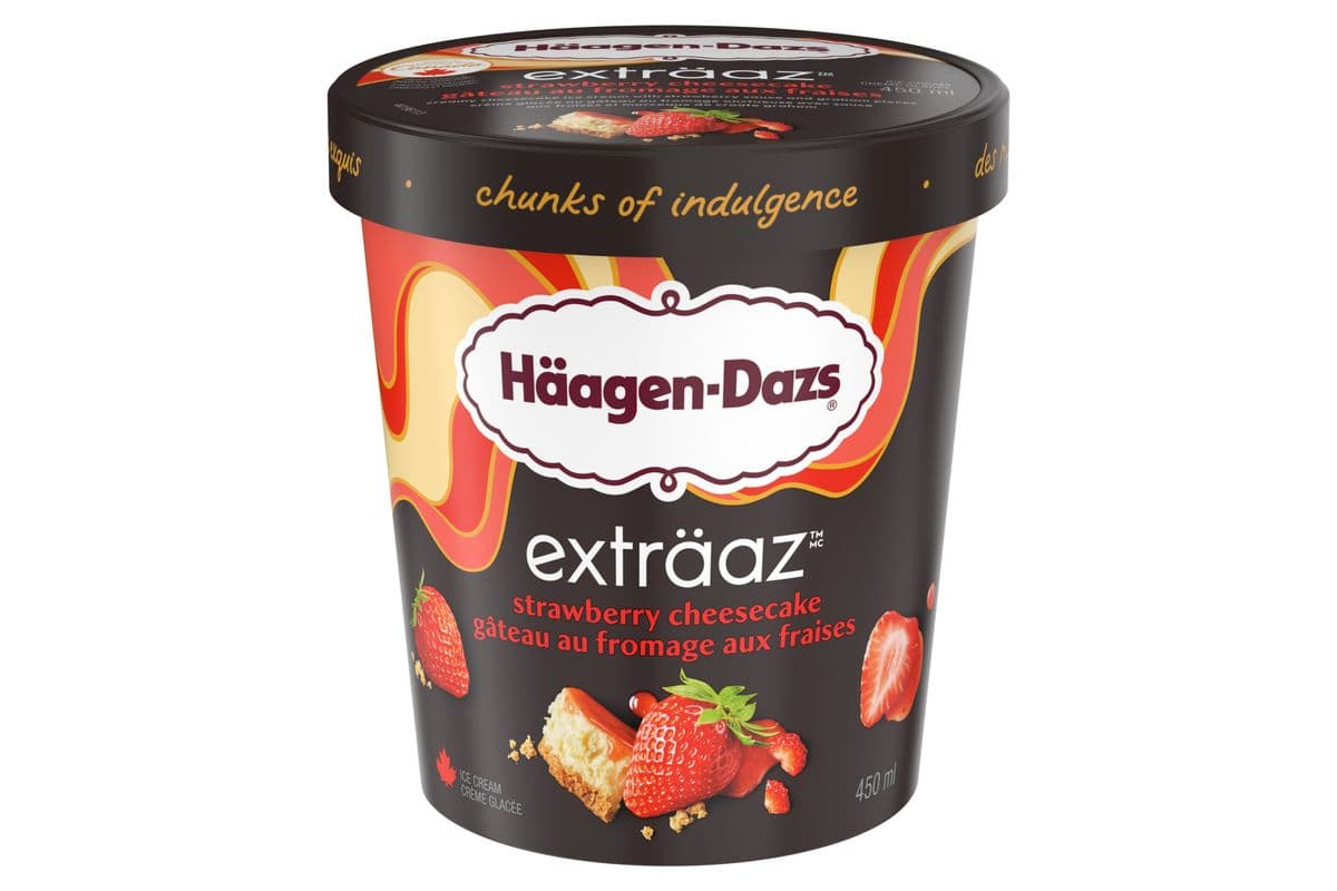 Haagen Dazs Extraaz Strawberry Cheesecake (450ml) 77657