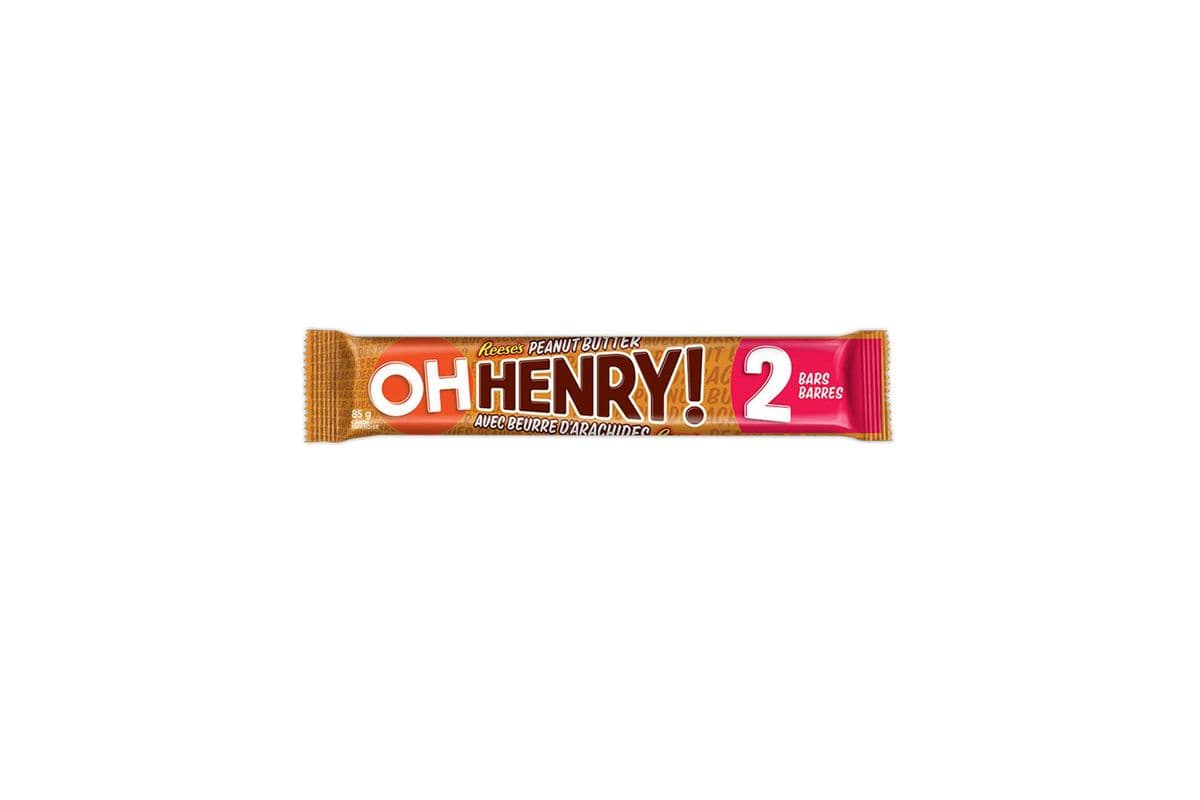 Hersheys Oh Henry Peanut Butter 2pcs 85g KS
