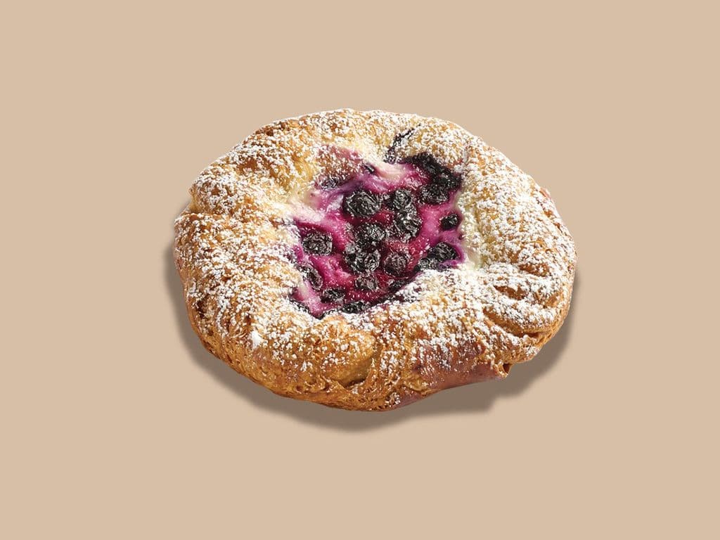 Wild Blueberry & Custard Danish