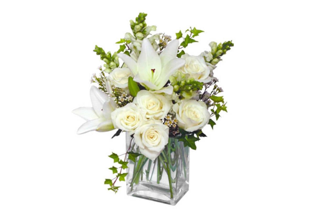 Wonderful White Bouquet Of Flowers