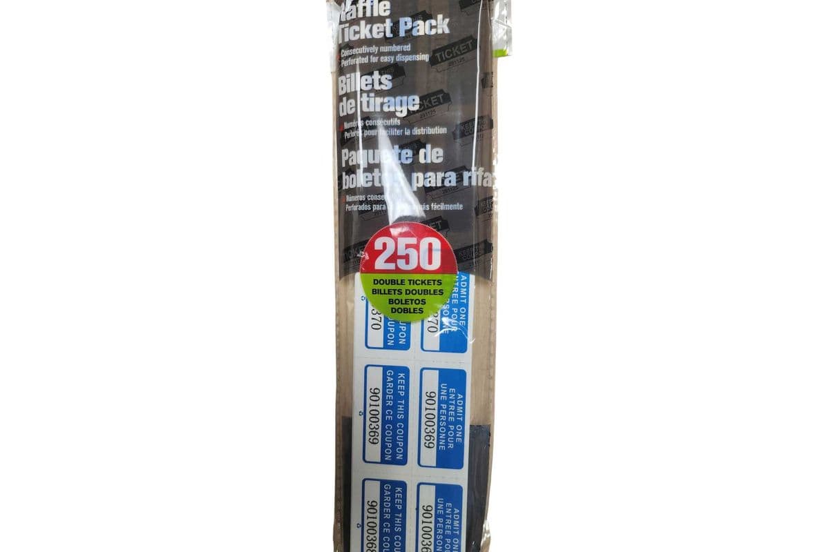Raffle Ticket Pack (250 Double Tickets)