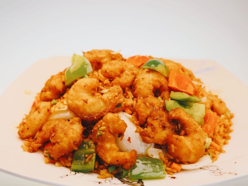 70.Pepper Shrimp Fried Rice 