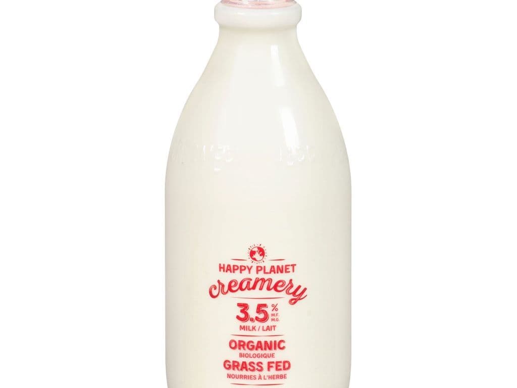 HAPPY PLANET ORGANIC GRASS FED MILK 3.5% 1.5L