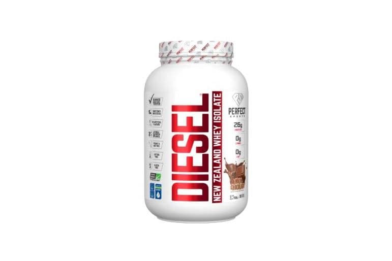 Perfect Sports Diesel New Zealand Whey Isolate Milk Chocolate Protein Powder (2 lb)