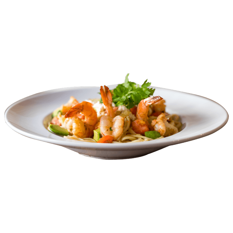Linguini Avocado crevettes / Linguini Avocado Shrimp