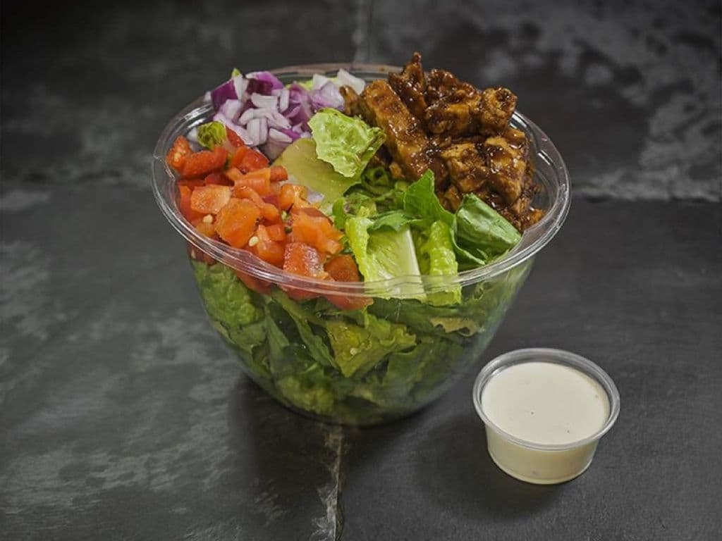 BBQ Chicken Caesar Salad